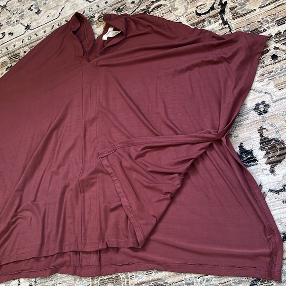 Rust Poncho Tunic - Picture 4 of 4